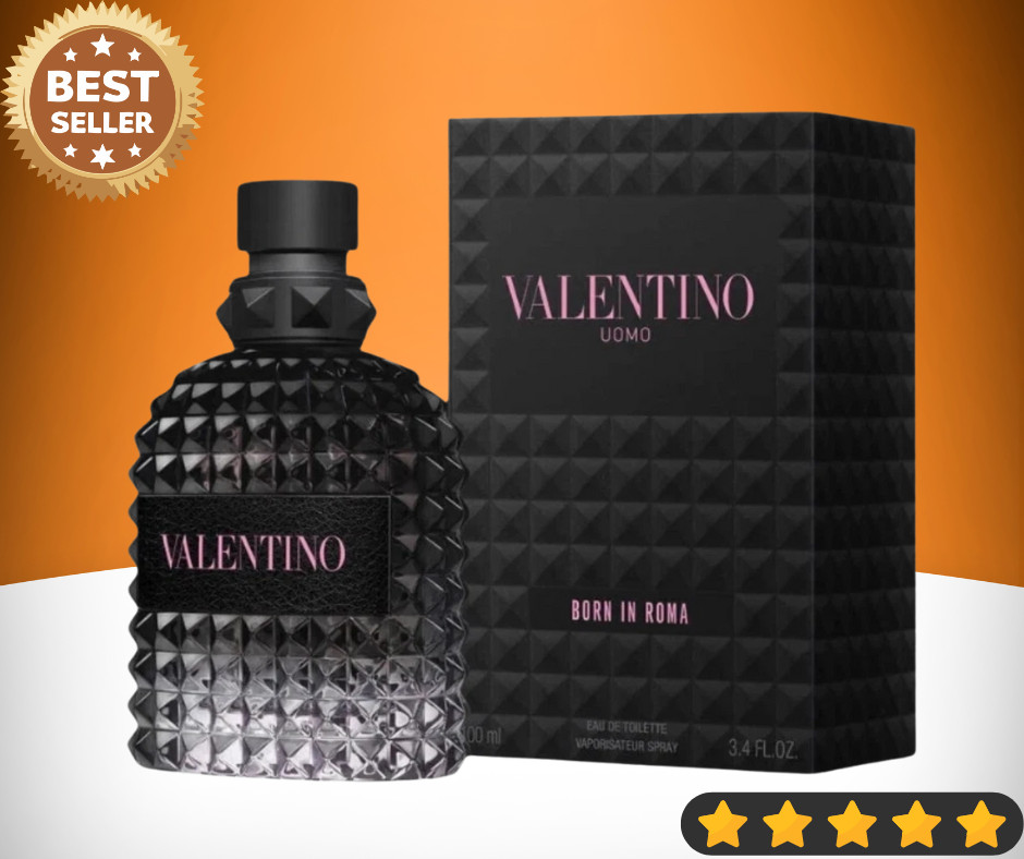 Valentino Uomo Born In Roma Eau de Toilette Spray for Men 3.4 oz. 100ml Sealed
