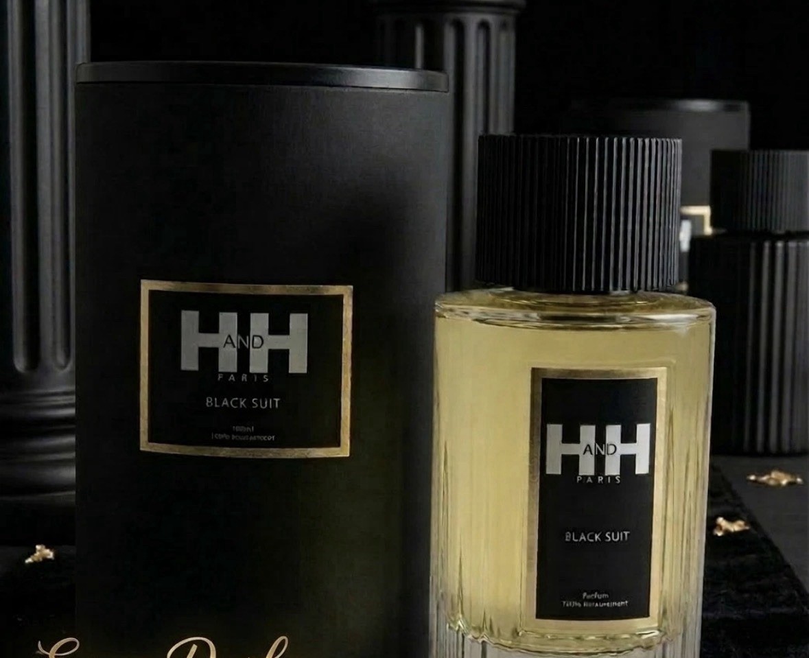 H and H Black Suit For Men Extrait de Parfum Spray 3.4 fl oz