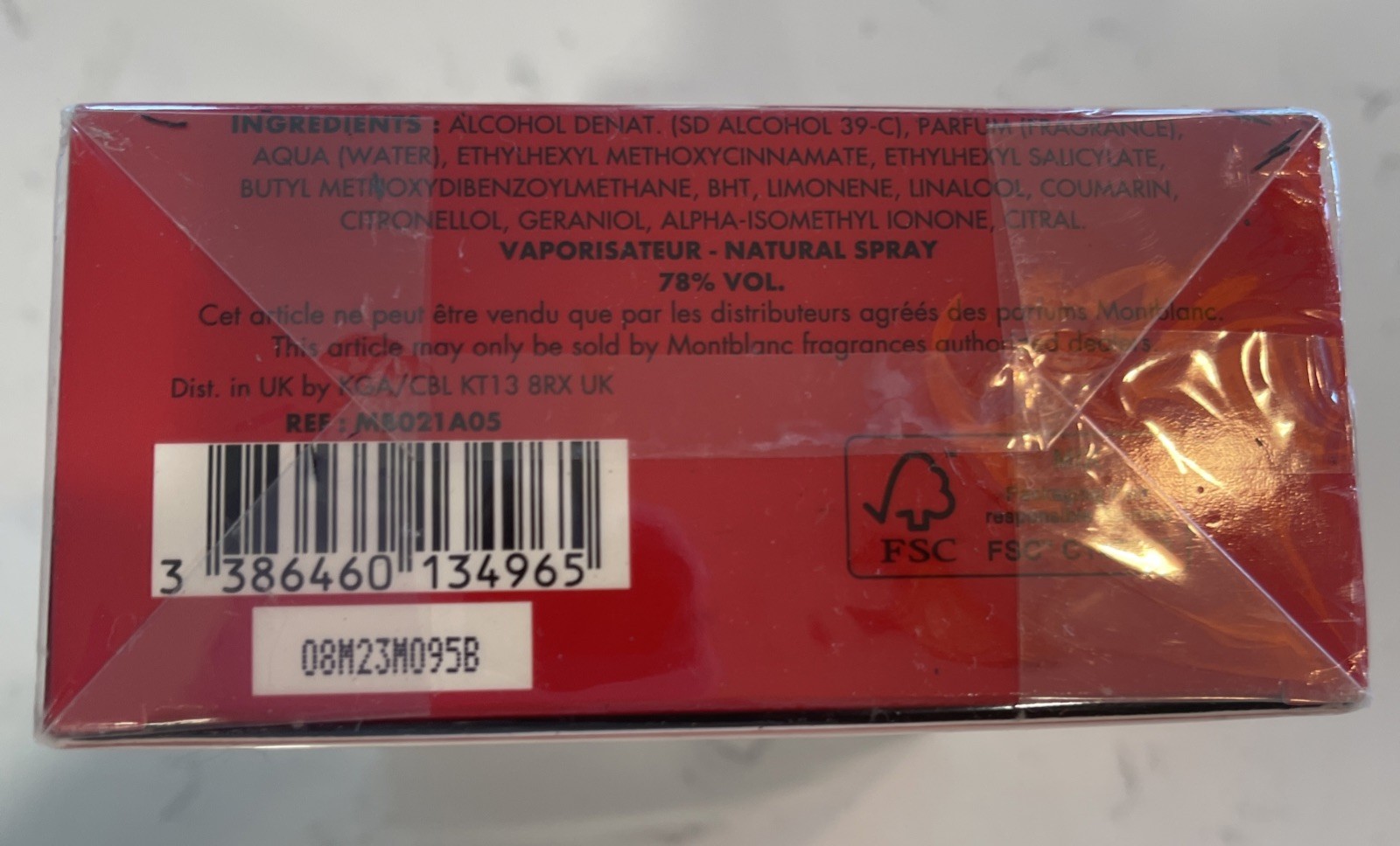 Montblanc Legend Red Eau De Parfum 200 ML/6.7 FL Oz New