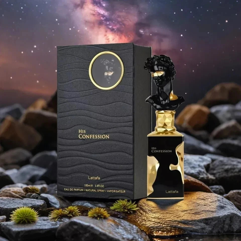His Confession Men’s Oriental Woody Perfume, 100 ml/3.4 fl oz。