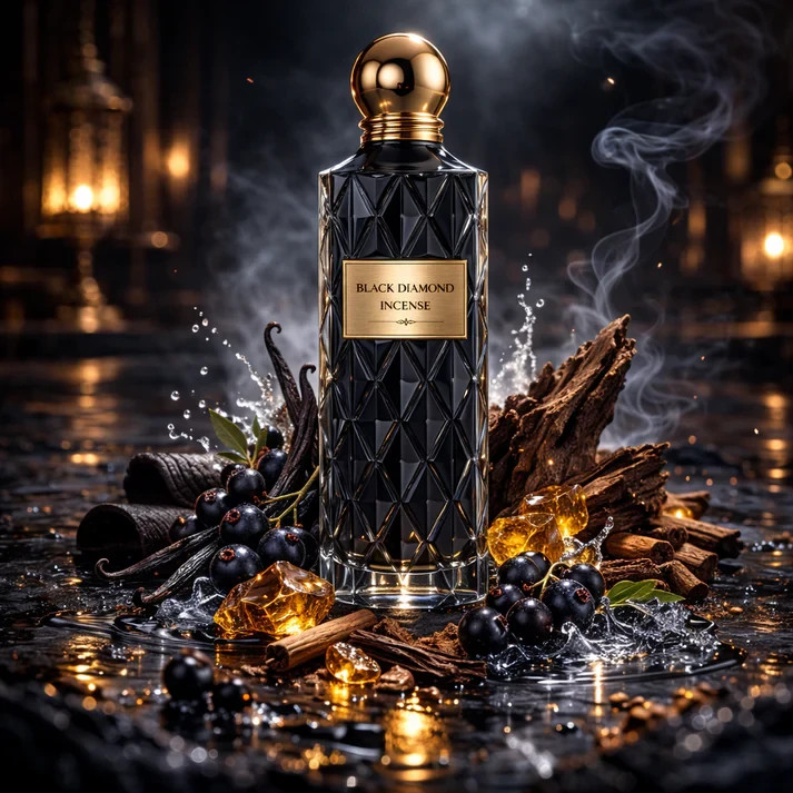 Ibraheem Al Qurashi BLACK DIAMOND INCENSE 100ML