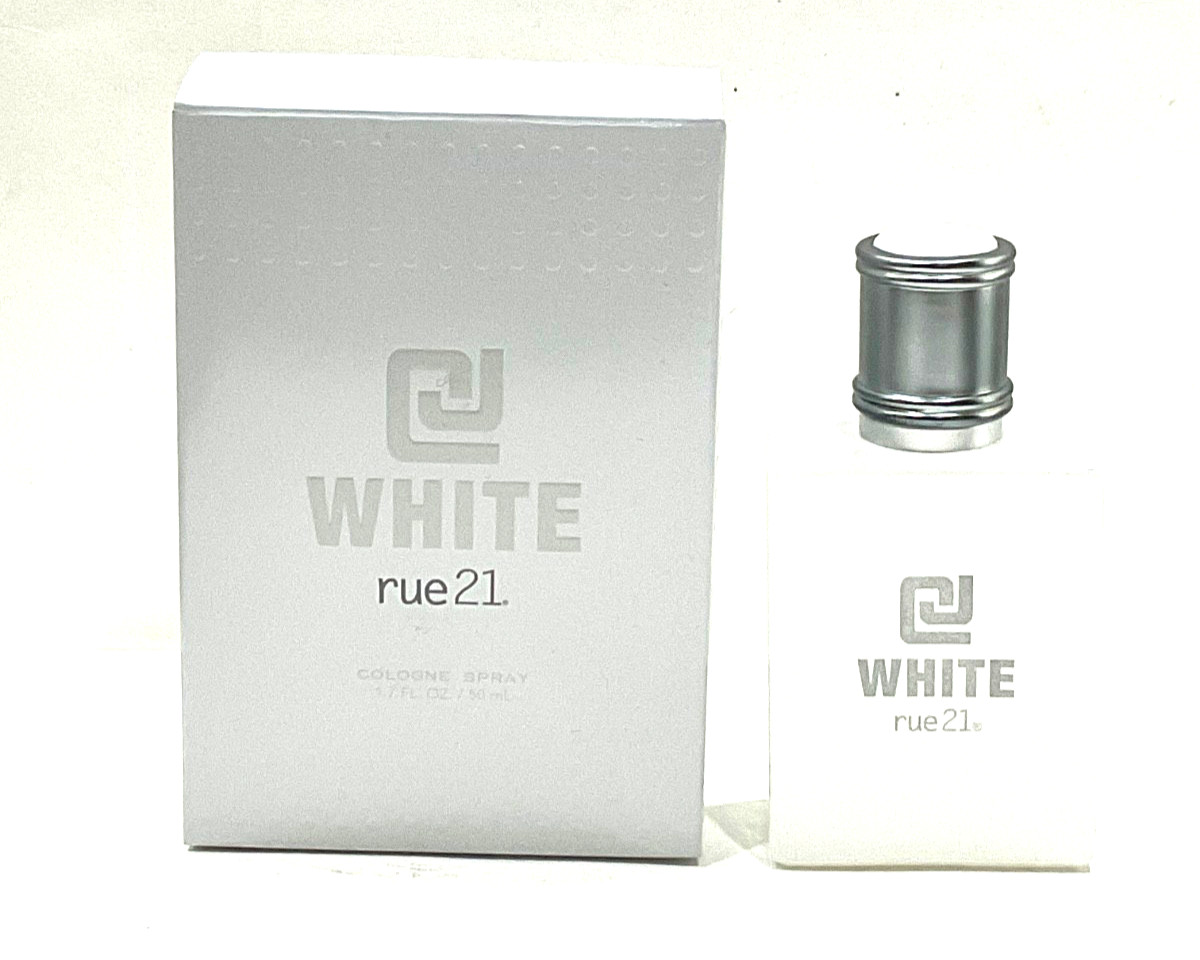 Rue21 White for Men Eau De Cologne Spray – 1.7 oz New Free Shipping