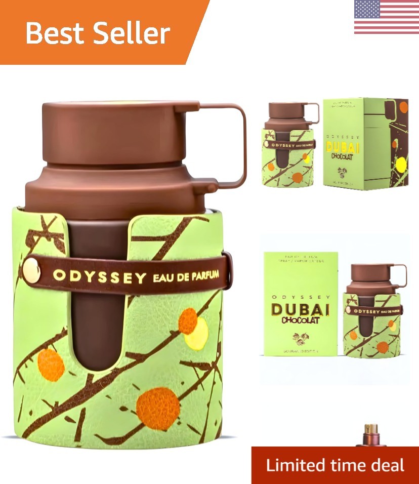 Luxury Men’s EDP: Odyssey Dubai Chocolat Gourmand 3.4 oz – Perfect Gift Choice