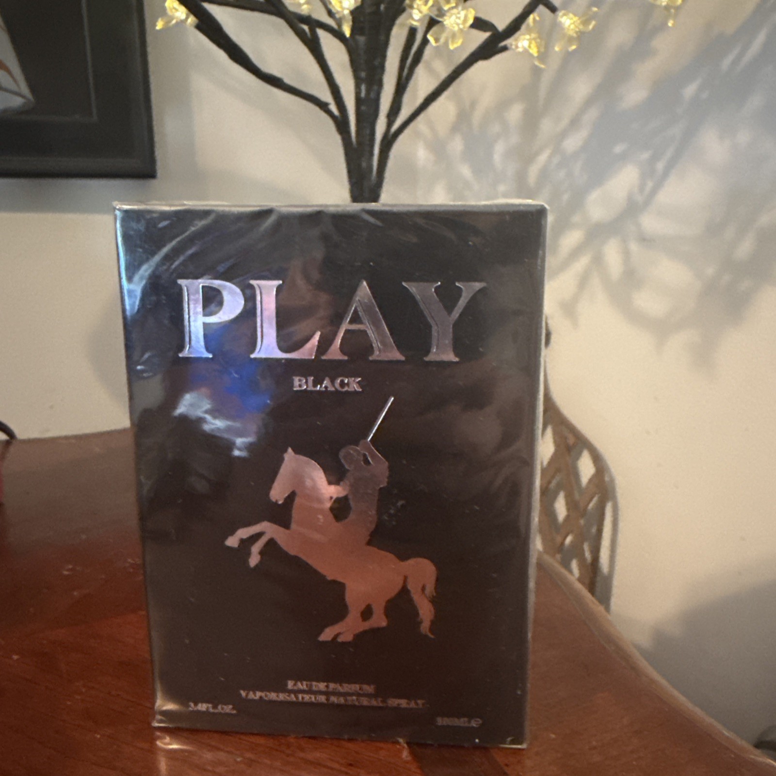 Play Black Eau De Toilette Spray For Men 100ML/3.4 Fl Oz Sealed EBC
