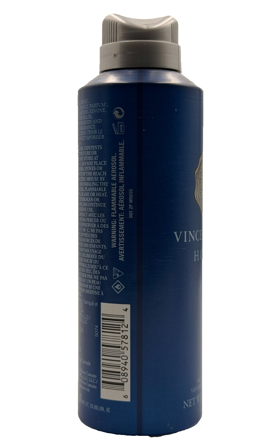 Vince Camuto Homme Body Spray For Men 6.0 FL.oz **Dented Can** PACK of 3