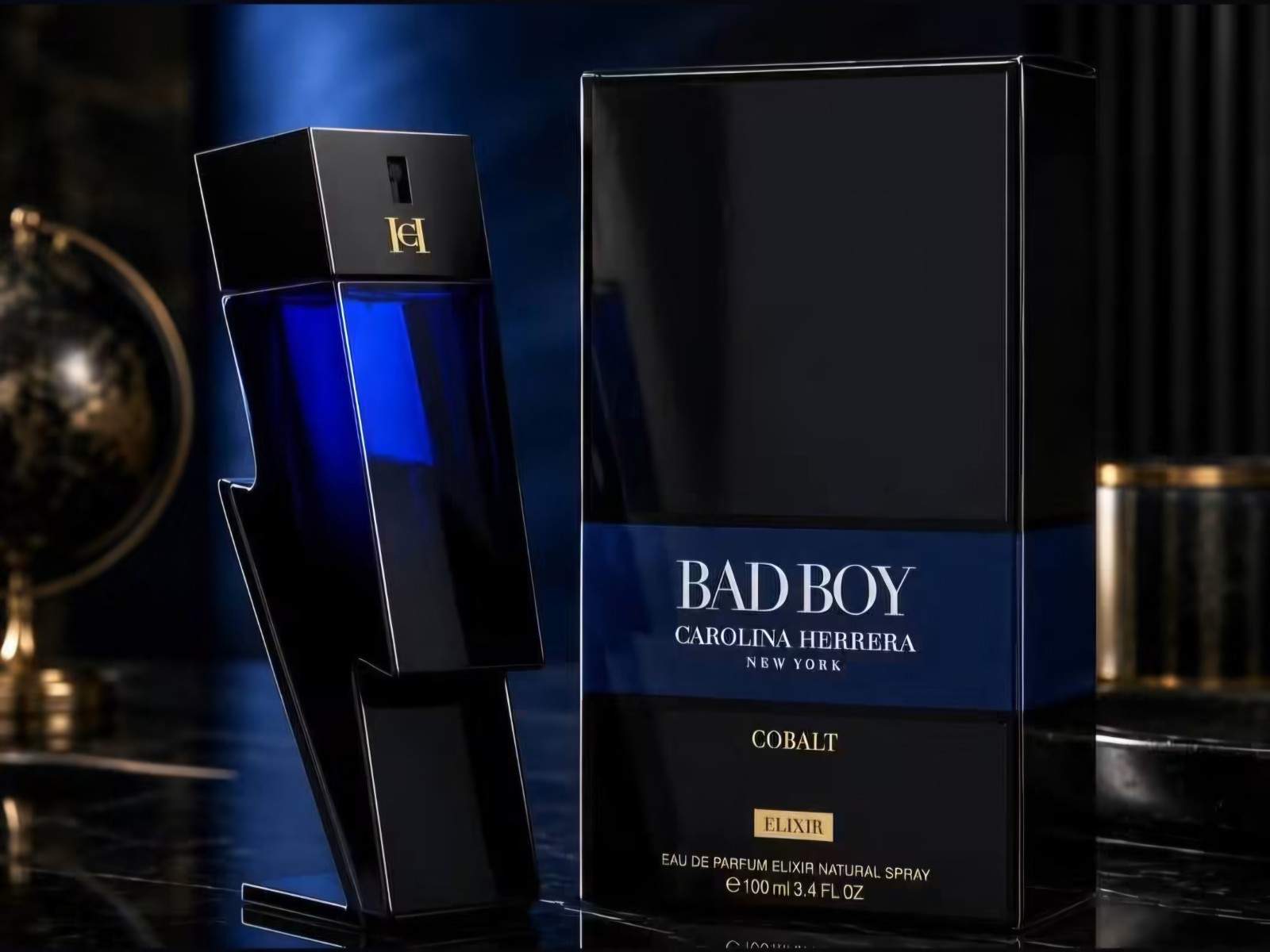 Carolina Herrera Bad Boy Cobalt Elixir EDP 3.4 oz 100ml Men’s Cologne Spray