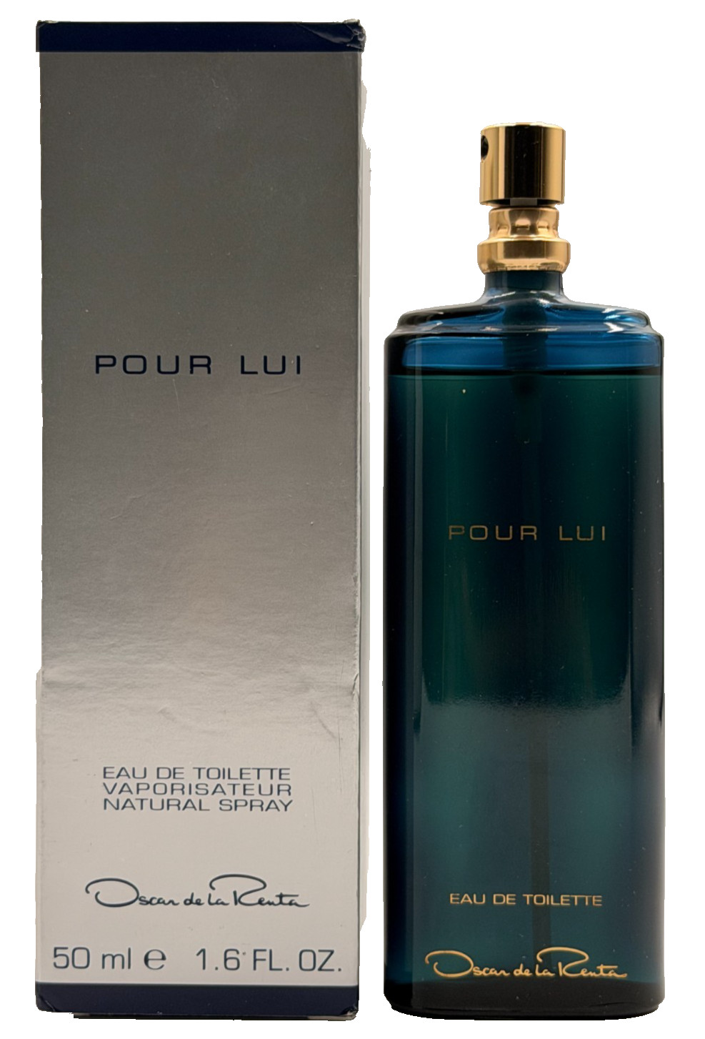 Pour Lui by Oscar de La Renta EDT For Men 1.6 FL.oz / 50 ml e **NO CAP**