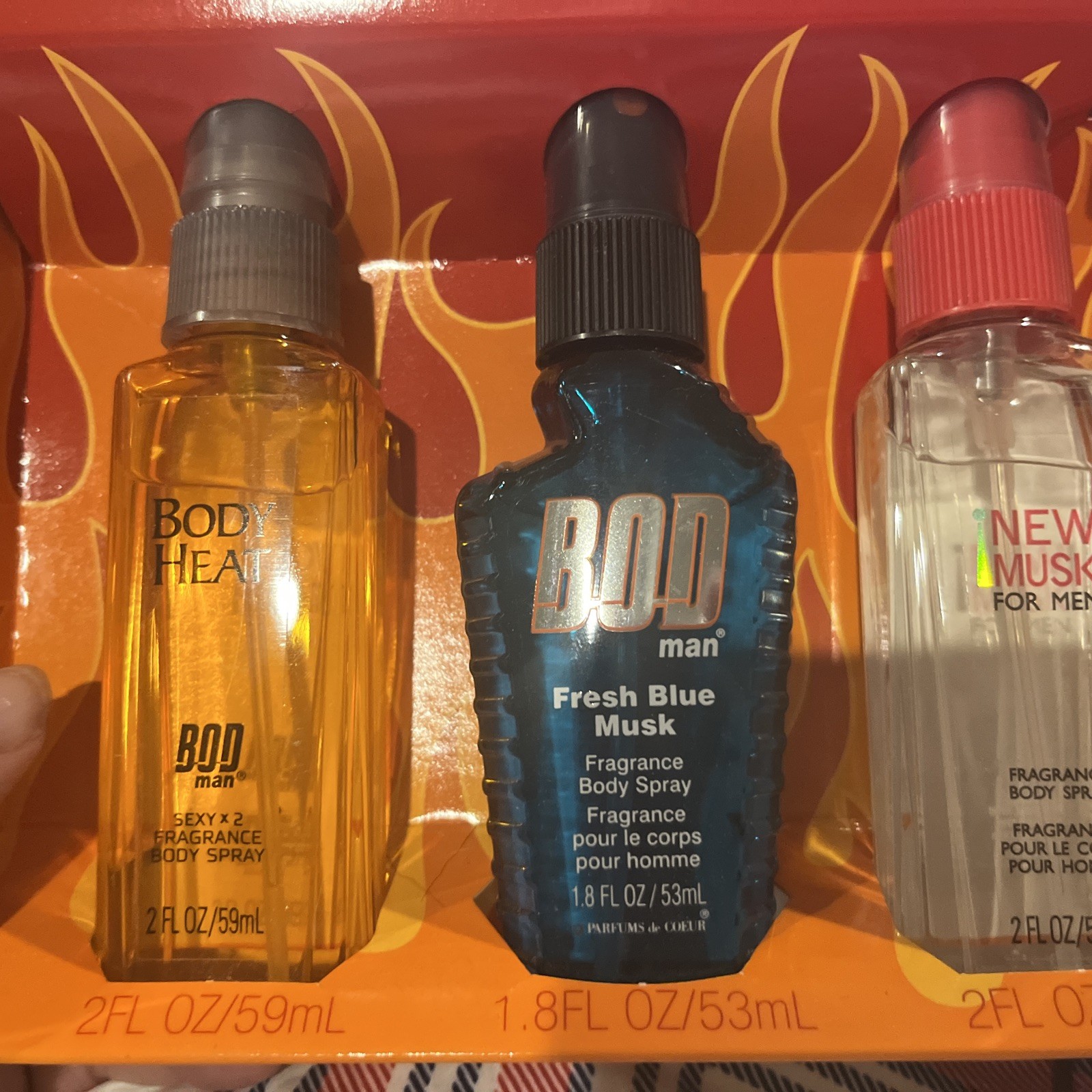 Parfums De Coeur – HIS SEXIEST MUSKS Set – Vintage New-1.8fl.oz & 2.0 fl oz X 2