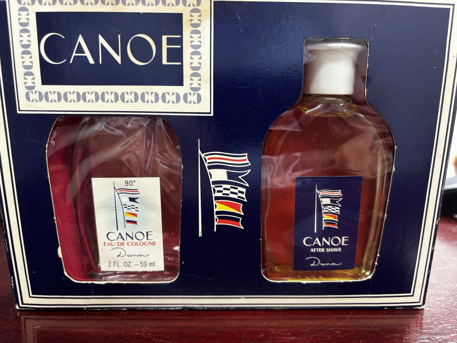 Vintage Canoe After Shave By Dana 2.0 Ounce