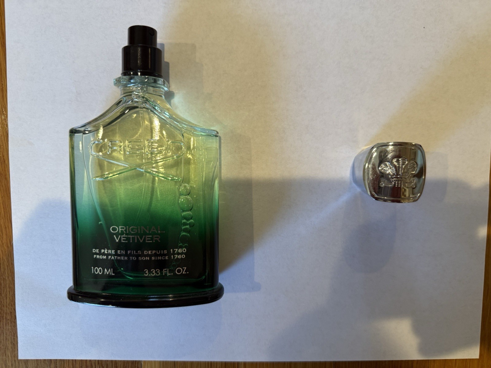 Creed Original Vetiver Eau de Parfum Spray, 3.3 fl oz Regular Size