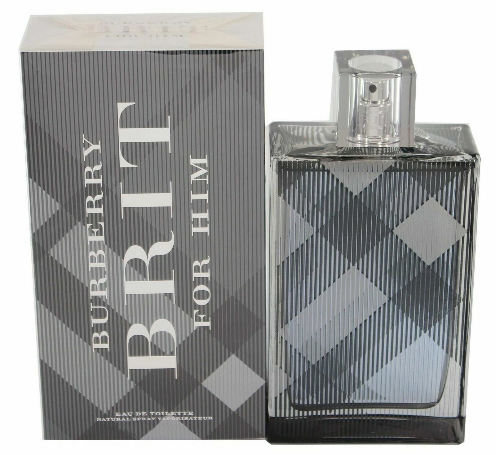 Brit For Him By Burberry 3.4 oz/100 ml Edt Spray For Men New In Box