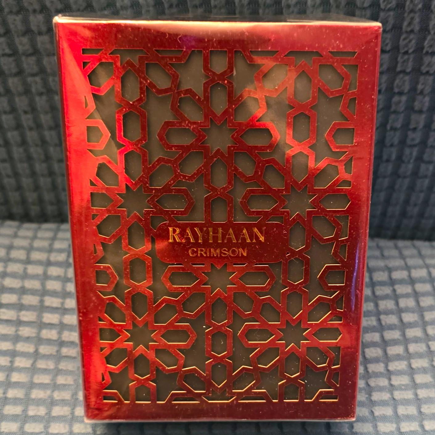 Rayhaan Crimson Eau de Parfum Spray Fragrance, 3.4 fl oz Regular Size