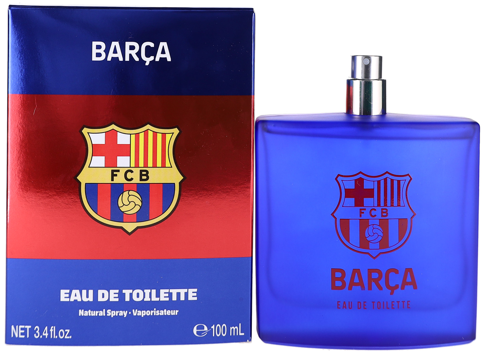 Barcelona Barca by FC for Men Eau de Toilette Spray 3.4oz Damaged Box New