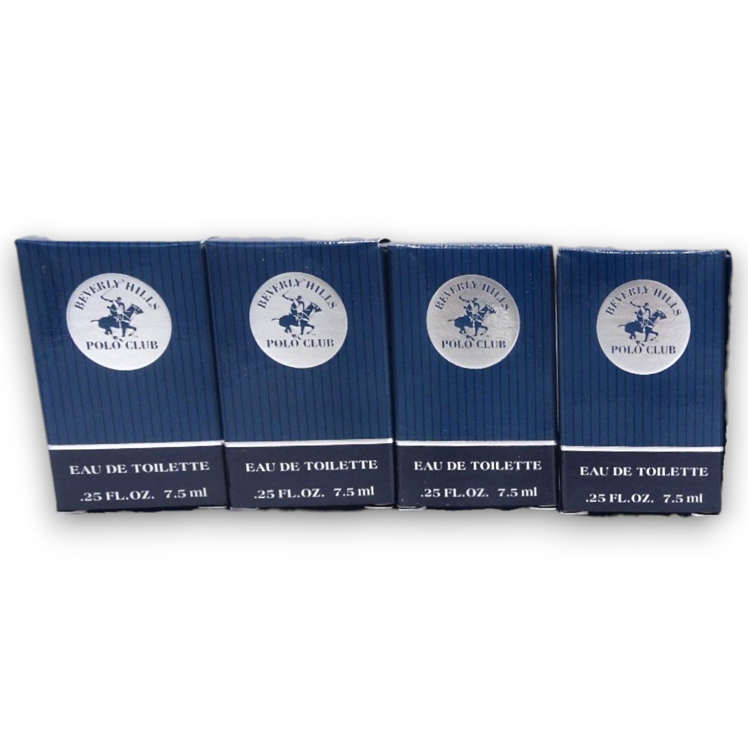 BEVERLY HILLS POLO CLUB FOR MEN EDT EAU DE TOILETTE .25 OZ – LOT OF 4