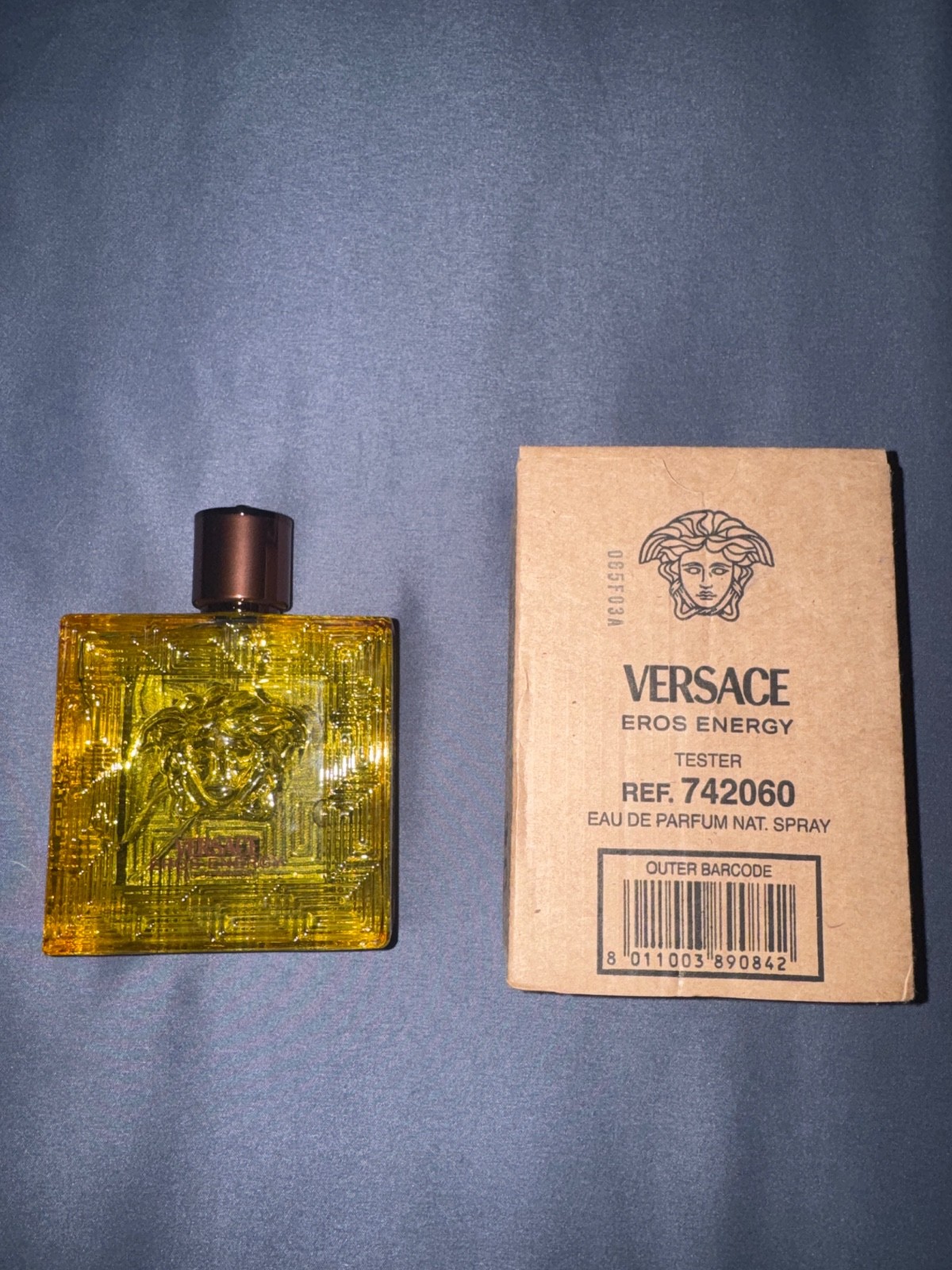 VERSACE EROS ENERGY EDP SPRAY 3.4 OZ / 100 ML FOR MEN (NEW IN BROWN BOX)