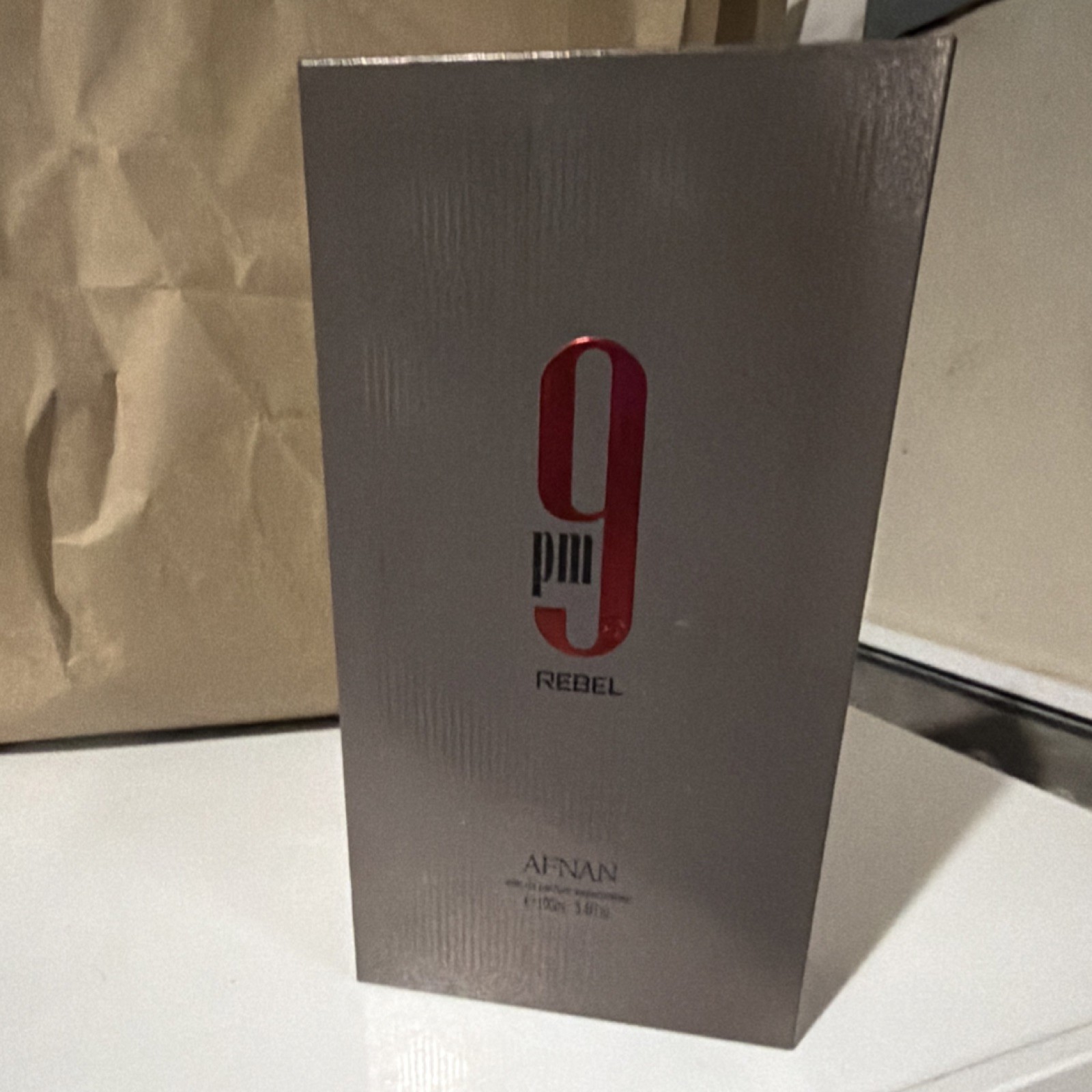 Afnan 9pm Rebel Eau de Parfum 3.4 fl oz Spray Regular Size Bergamot Cedar