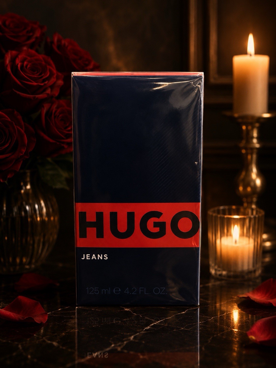 HUGO Jeans Eau de Toilette Spray, 4.2 fl oz / 125 ml Regular Size