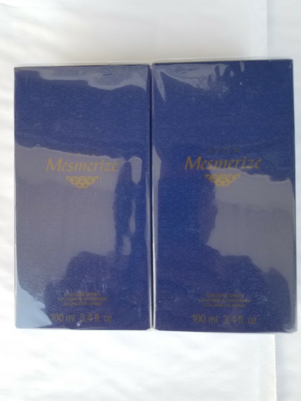 2 pack Avon Mesmerize Colgne Spray 3.4 fl oz each Sealed