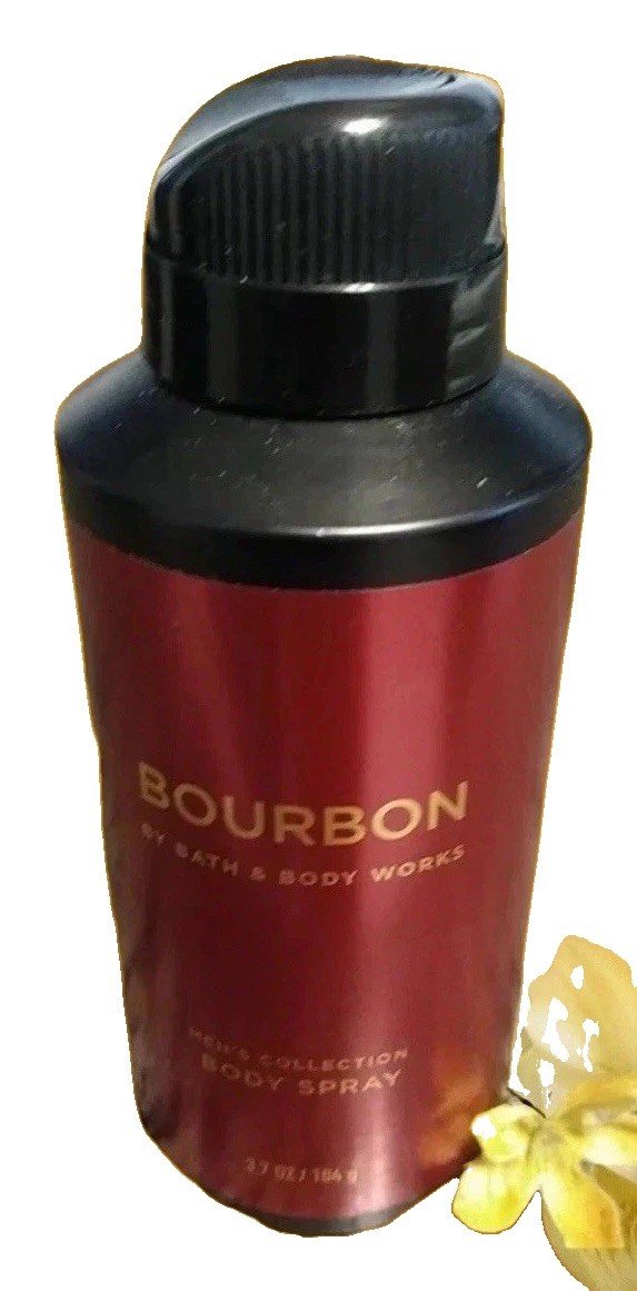 Bath & Body Works *BOURBON* Fragrance Body Spray 3.7 Oz MEN’S COLLECTION-New❤️