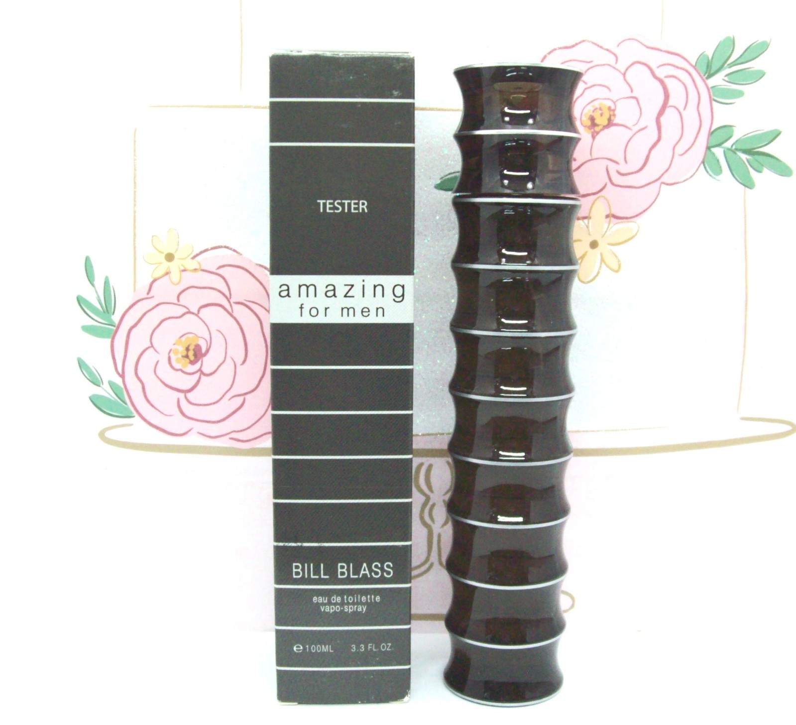 Bill Blass Amazing For Men 3.3 FL. OZ. Eau De Toilette Spray. NTWB