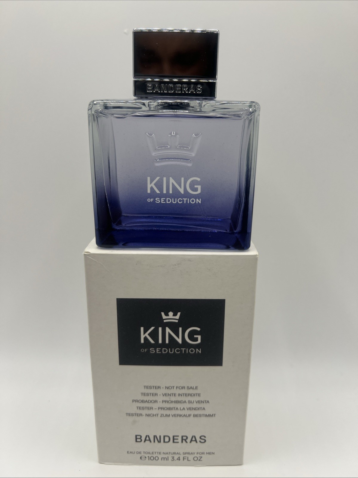 King of Seduction Cologne by Antonio Banderas 3.4/3.3 oz EDT. TESTER BOX