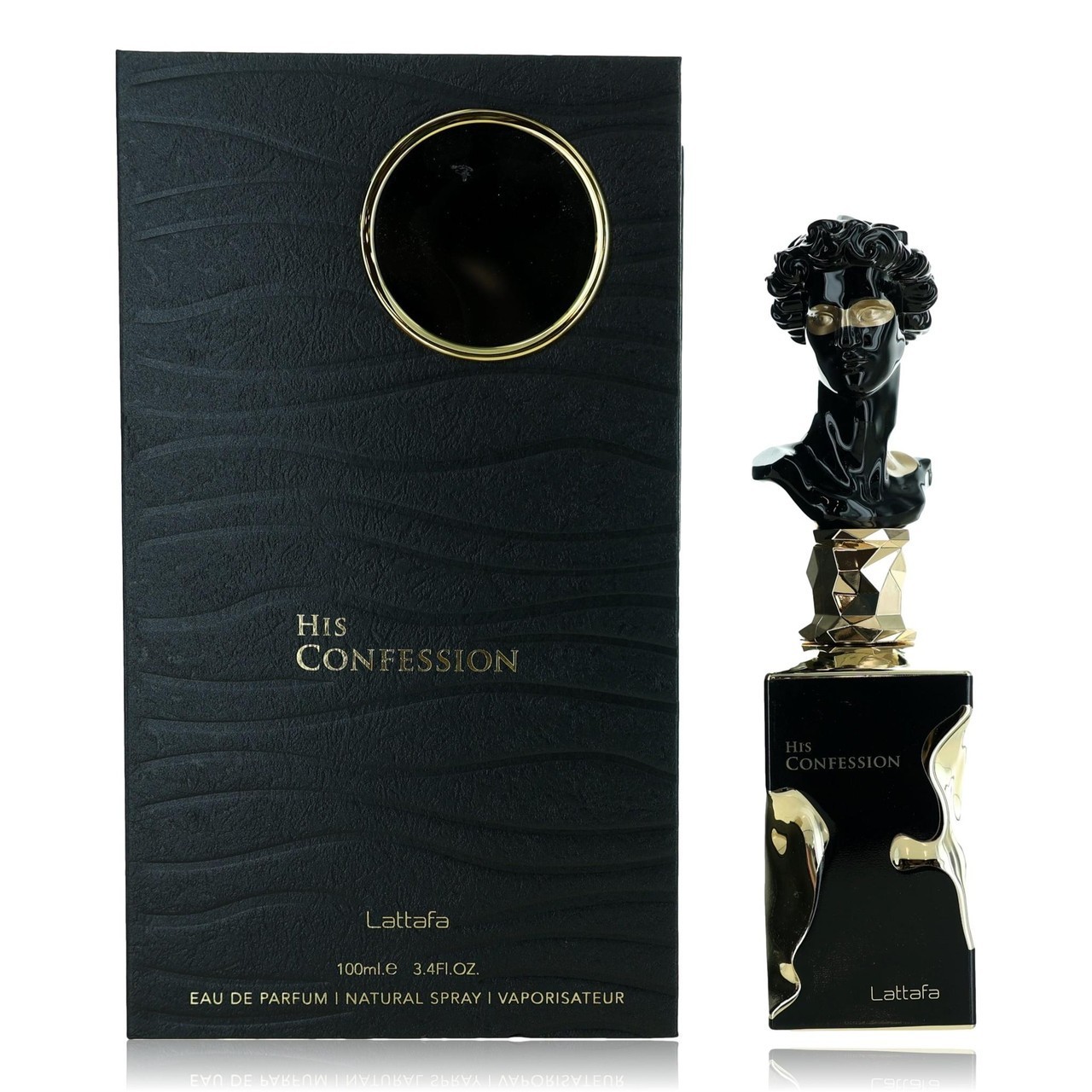 His Confession by Lattafa, 3.4 oz EDP Spray for Men- New Authentic & Sealed!