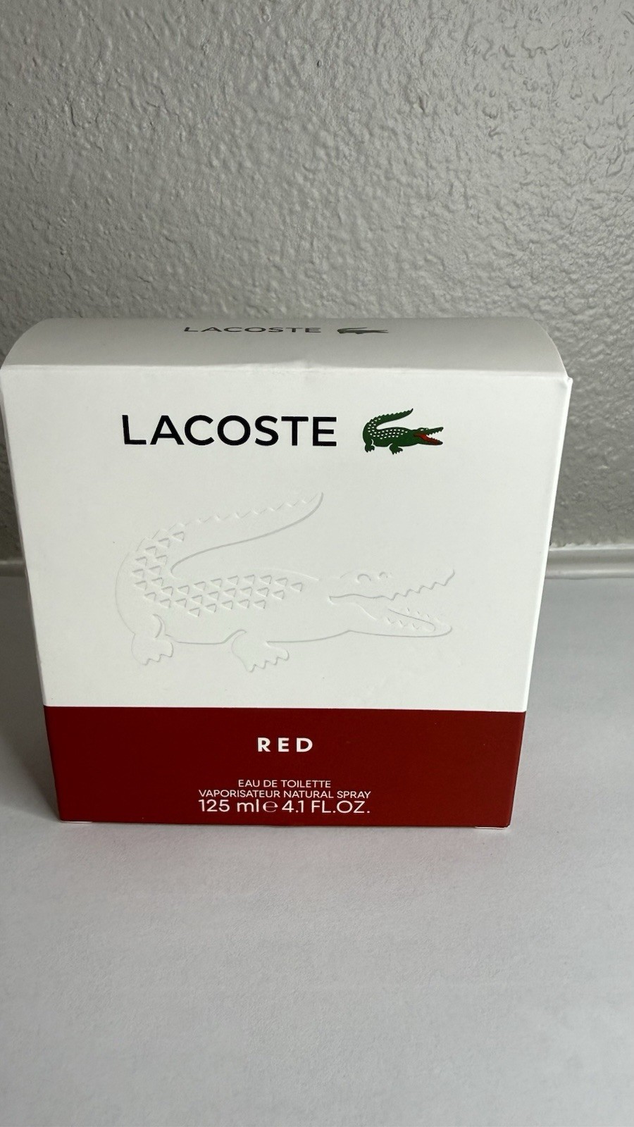 Lacoste Red Eau de Toilette Natural Spray, 4.1 fl oz Regular Size