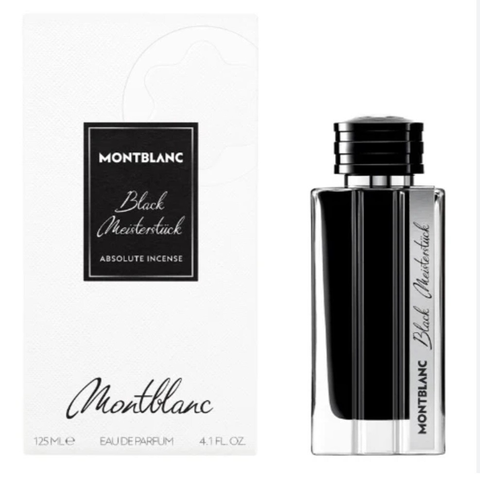 MONT BLANC BLACK MEISTERSTICK ABSOLUTE INCENSE EDP 4.1 OZ / 125 ML FOR MEN (NIB)