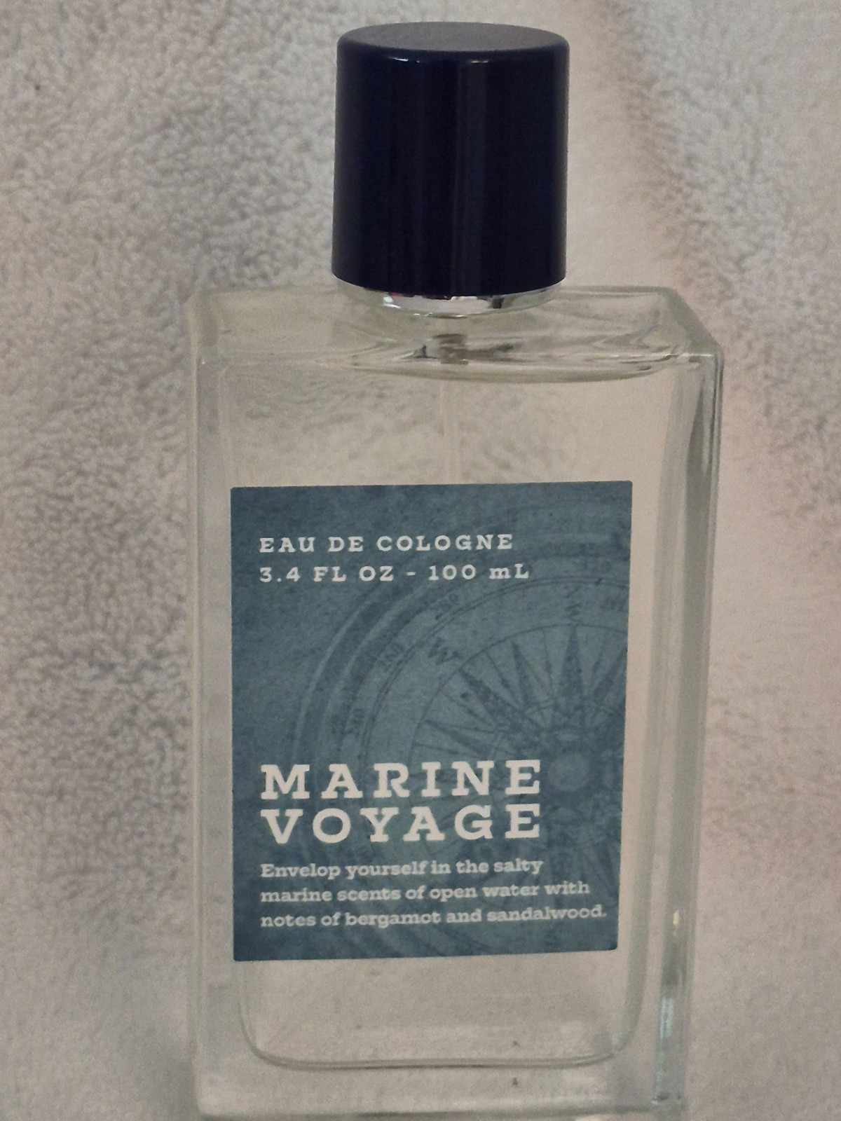Tru Fragrance Marine Voyage Eau de Cologne Spray 3.4 fl oz For Men New No Box