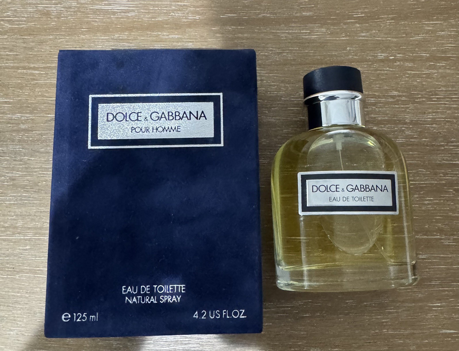 Vintage DOLCE & GABBANA Pour Homme 4.2 FL. OZ /125 ml EDT Euroitalia RARE
