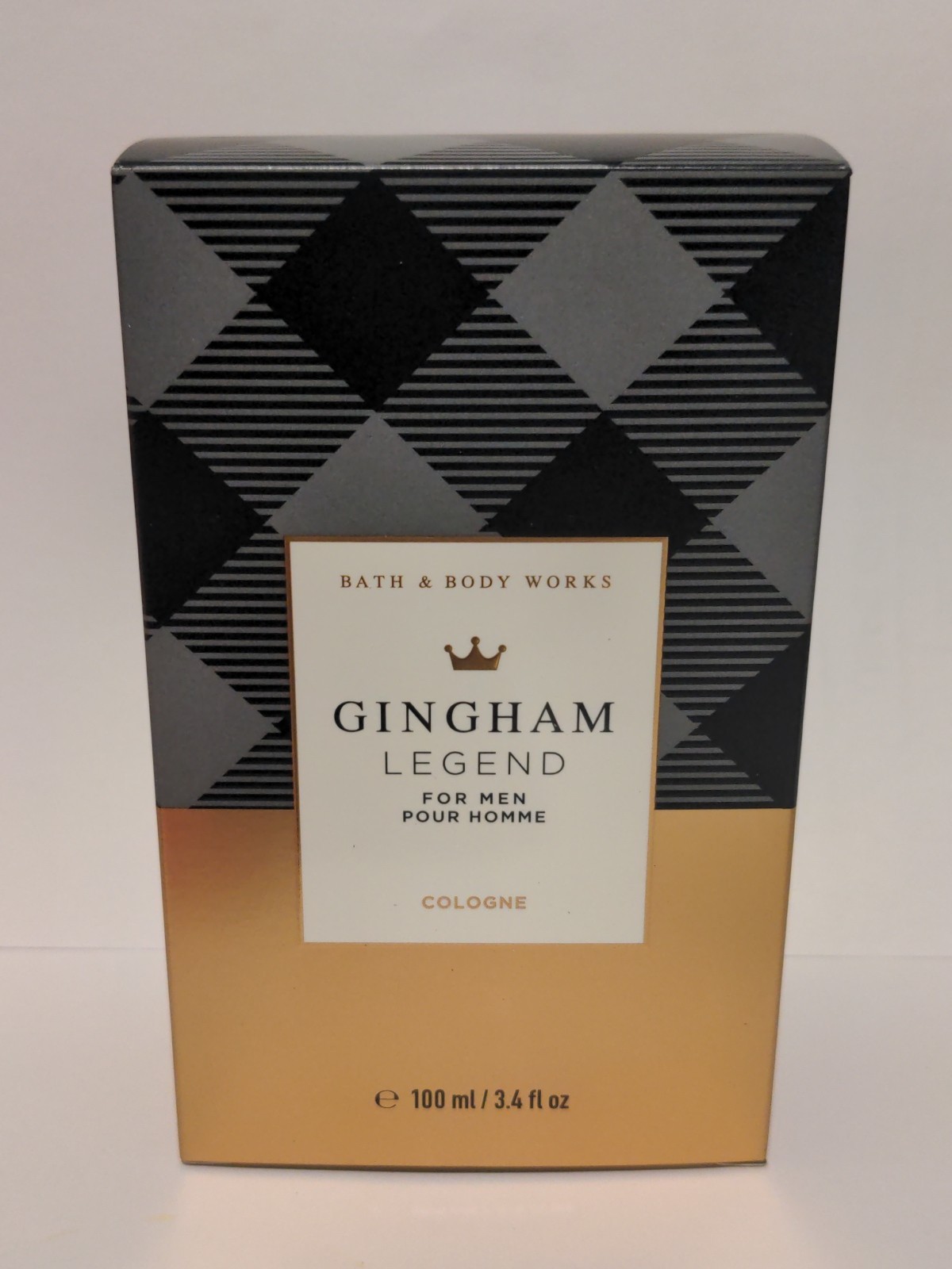 Bath and Body Works Gingham Legend Men’s Cologne 3.4 fl oz Discontinued NEW
