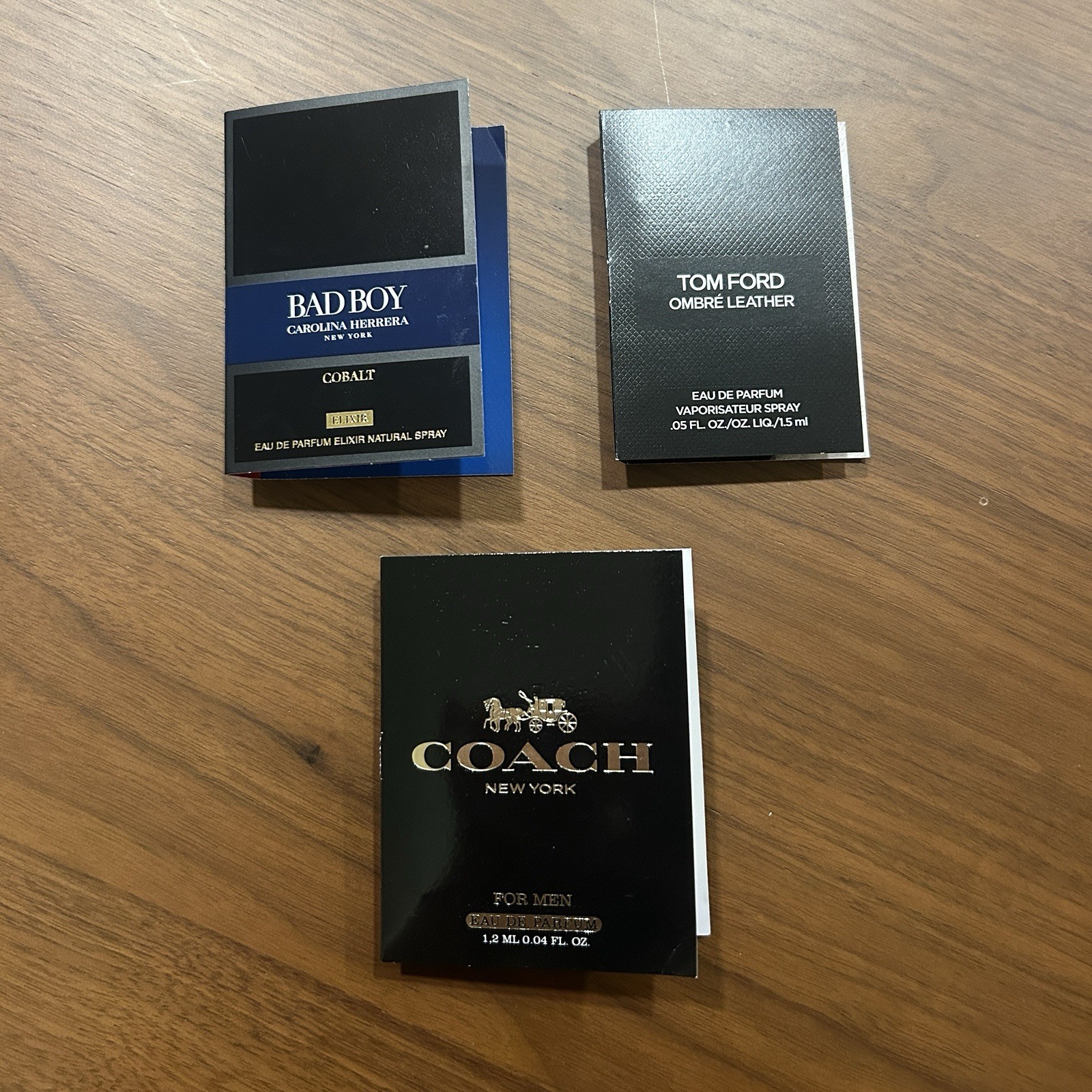 Men’s Perfume Samples Bundle of 3