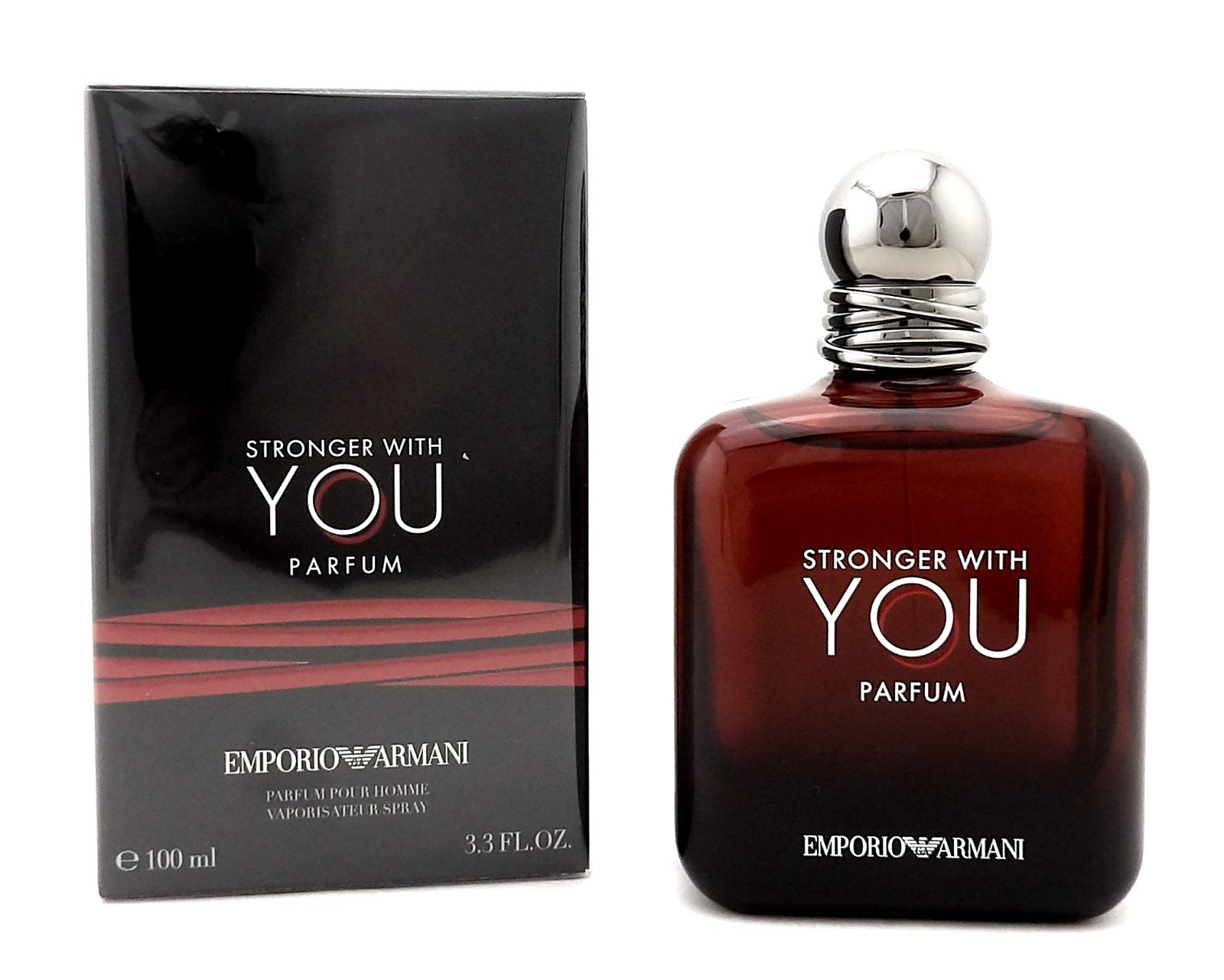 Emporio Armani Stronger With You 3.3 oz. Parfum Spray for Men New Sealed Box