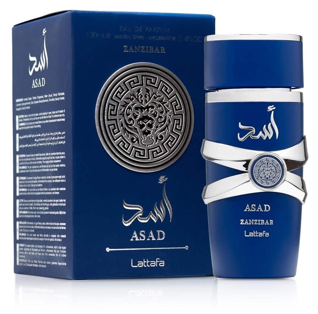 Lattafa Asad Zanzibar EDP 100ml 3.4oz Men’s Cologne Amber Coconut Spicy Perfume