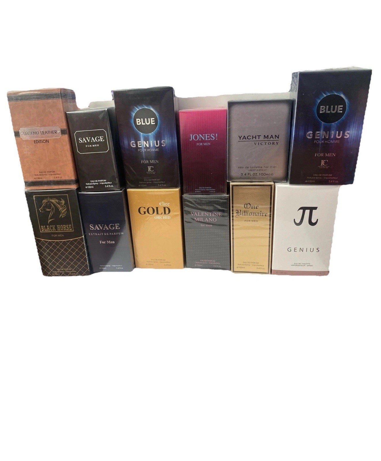 Wholesale Eau de Parfums Men’s Perfume 100ml 3.4 Lot Of 12
