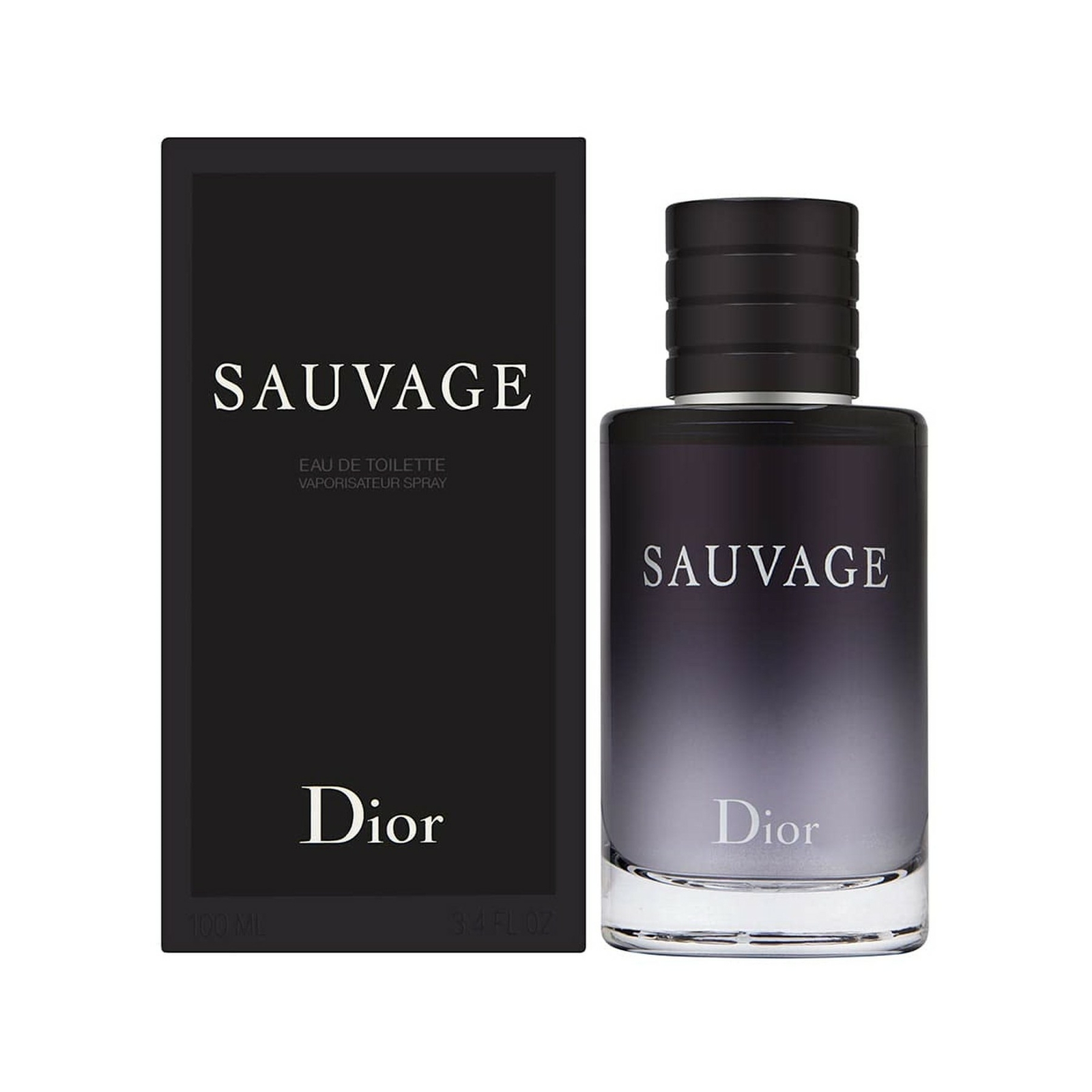 Sauvage by Christian Dior Eau de Toilette Spray for Men, 3.4 Ounce