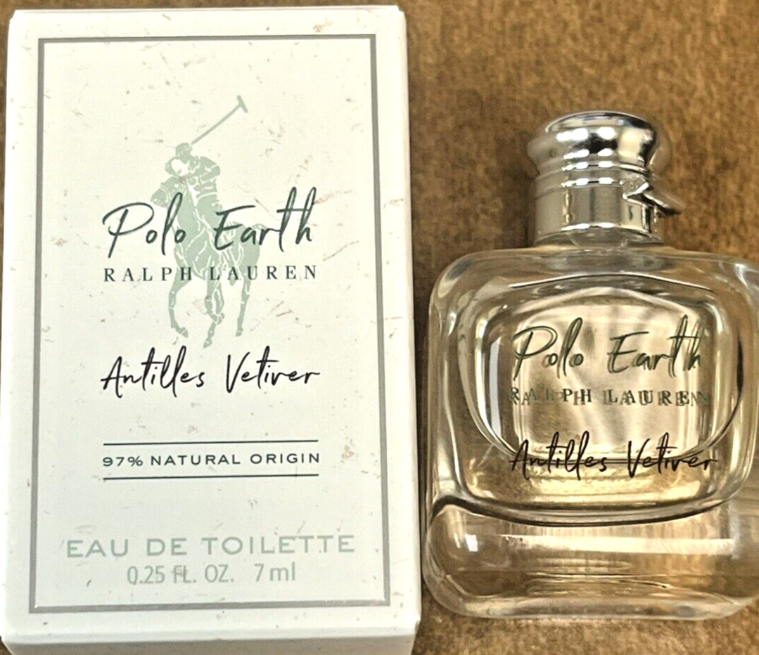 Ralph Lauren Polo Earth Antilles Vetiver 0.25 oz/7 ML EDT SPLASH Brand new