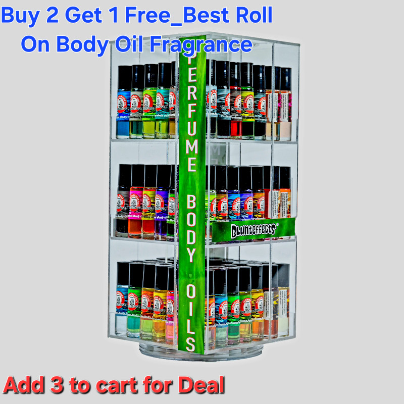Blunteffects Men’s Perfumed Body Oil_Roll on_100% Concentrate_10ML_Made in USA
