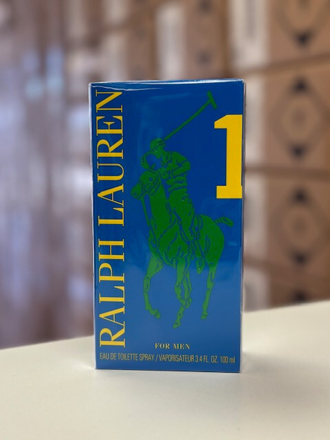 * POLO BIG PONY #1 BLUE * Ralph Lauren 3.4 oz edt Cologne Men * NEW SEALED *