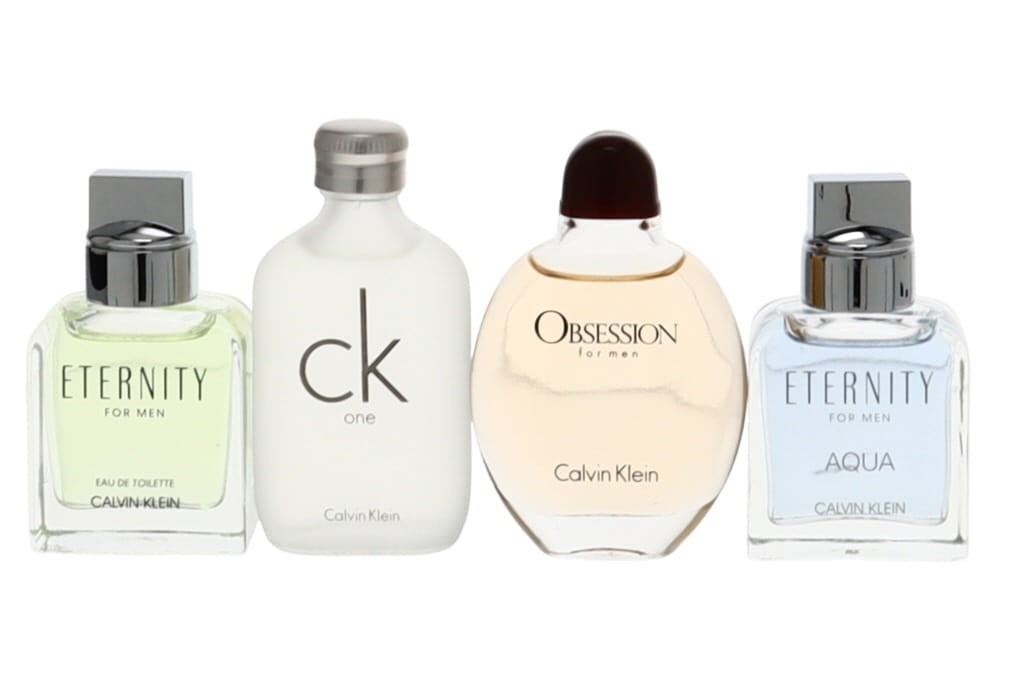 Calvin Klein 4pc Gift Set For Men Eternity+CK ONE+Obsession+Eternity Aqua 15m…