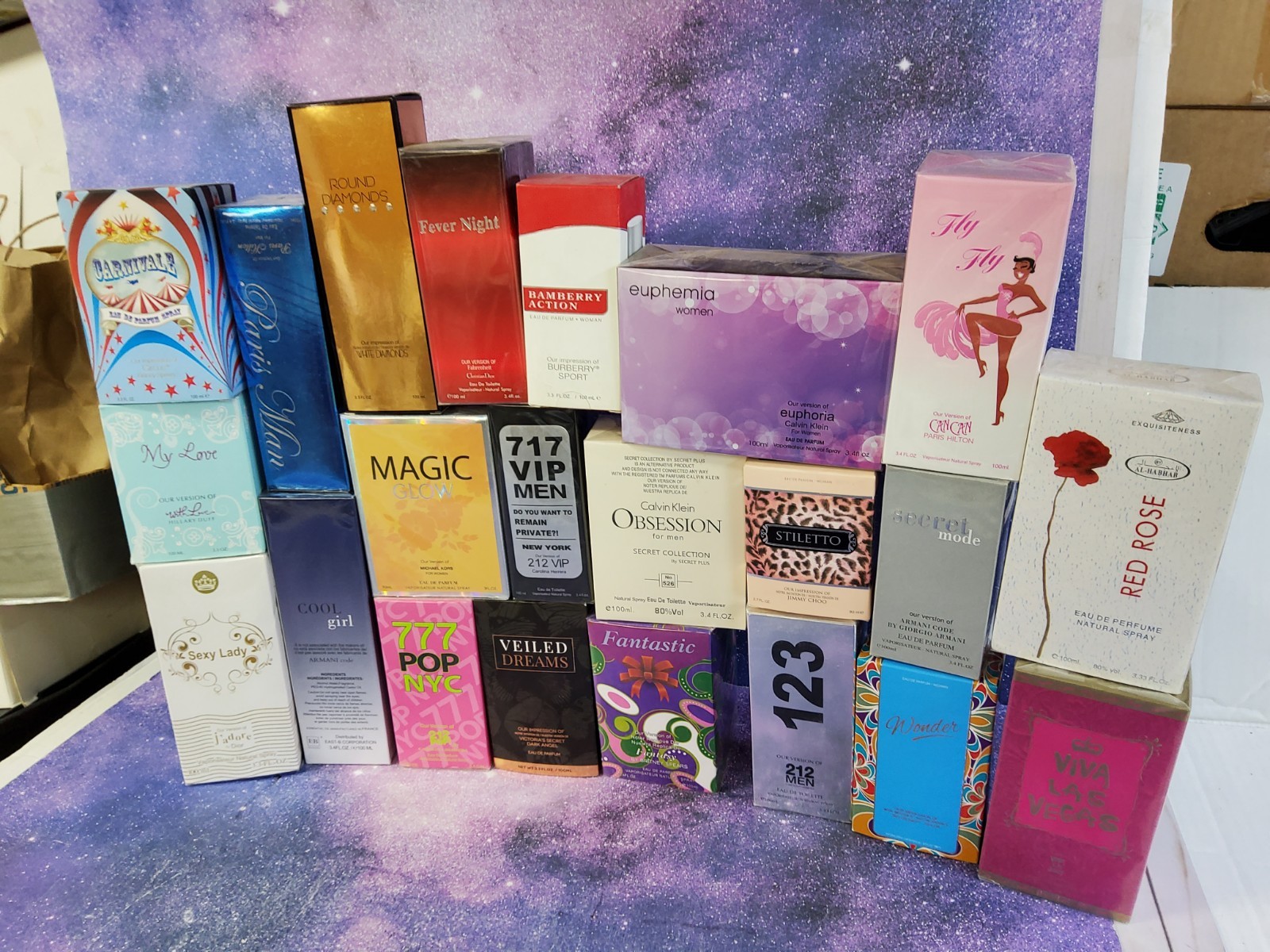 Wholesale Mixed Lot Of EDT Or EDP Perfumes Lot 22 Pieces Mens &Women’s Perfumes