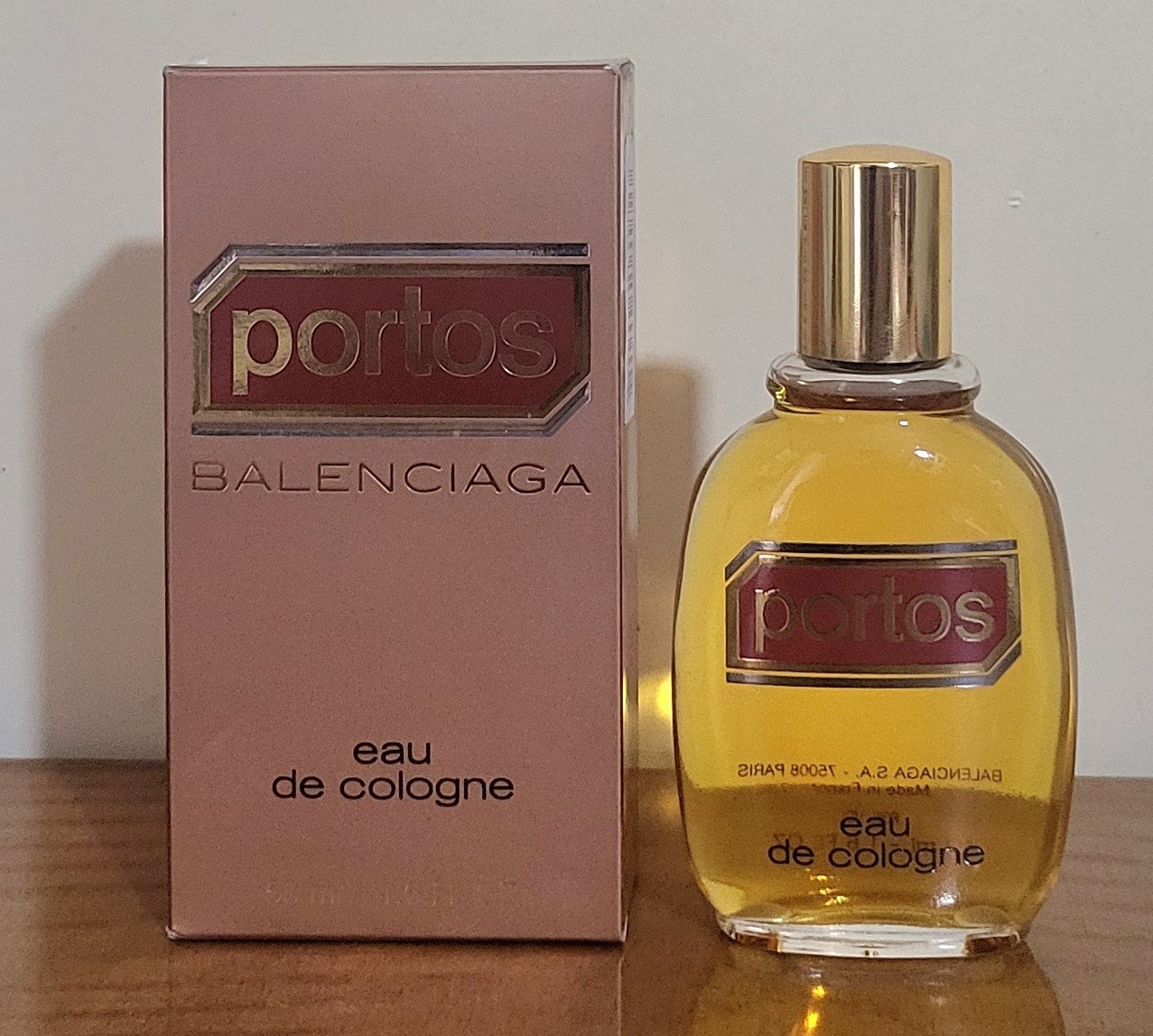 Vintage PORTOS Balenciaga Splash Eau de Cologne Perfume 50ml New From Store