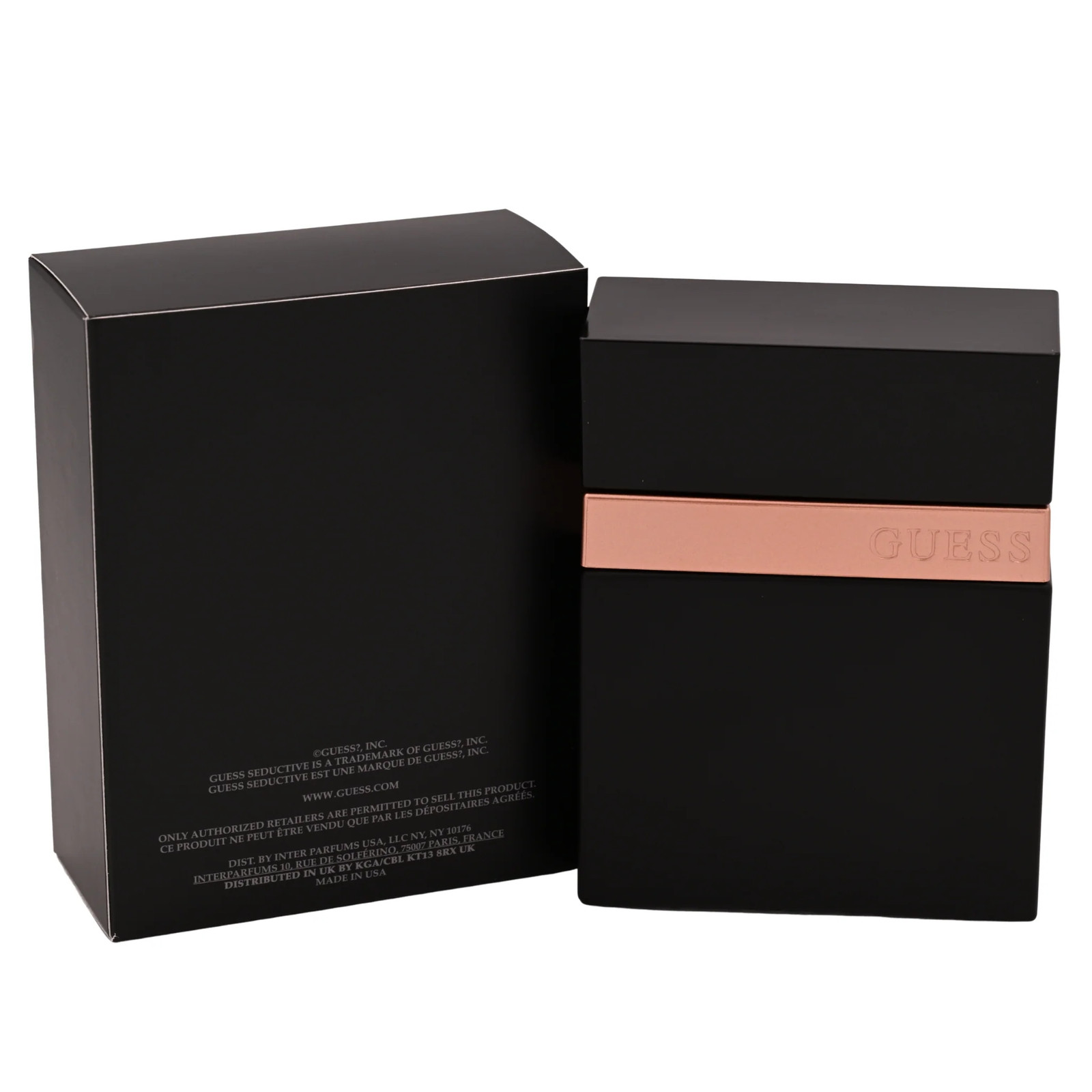 GUESS SEDUCTIVE HOMME NOIR by Guess 3.3 / 3.4 oz EDT Cologne For Men New in Box