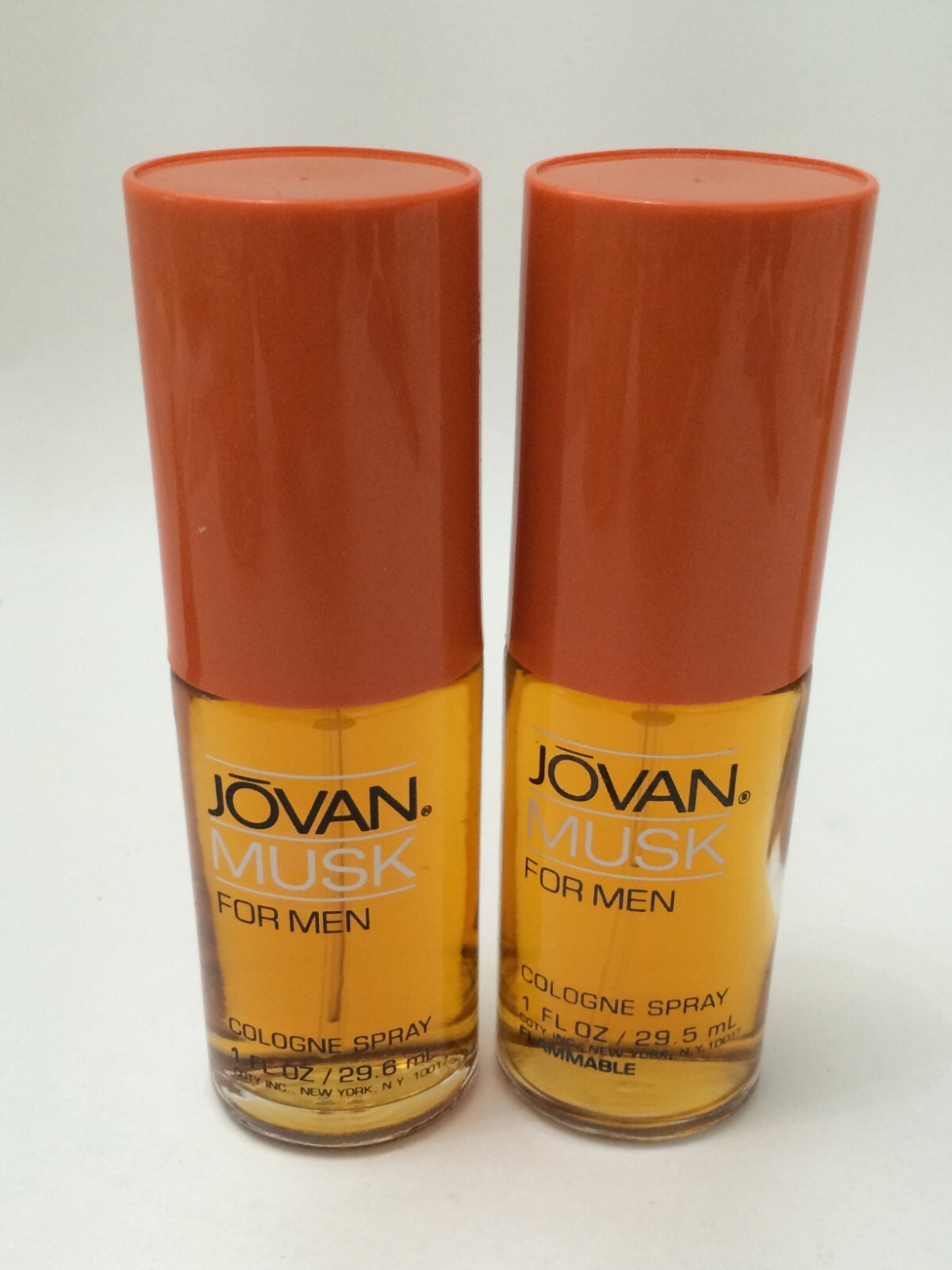 Vintage 80’s Jovan Musk For Men Cologne Spray 1oz x2 = 2 oz – Original Formula