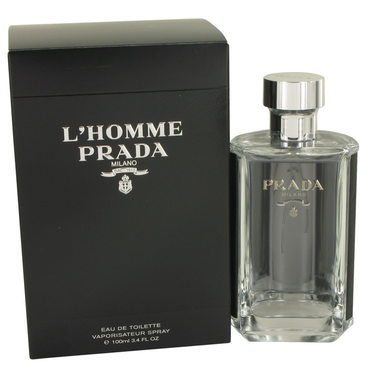 Prada L’homme by Prada Eau De Toilette Spray 3.4 oz For Men New In Box