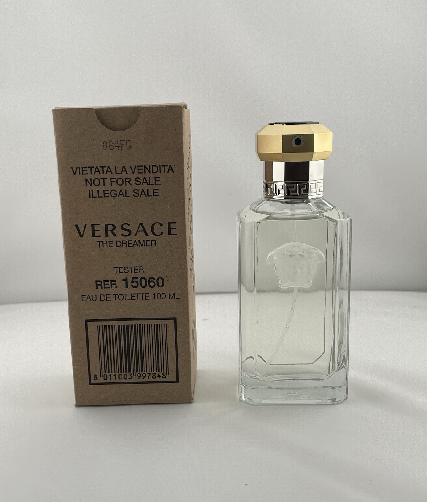 Versace The Dreamer Eau de Toilette Spray for Men New In Tester Box 3.4 fl oz