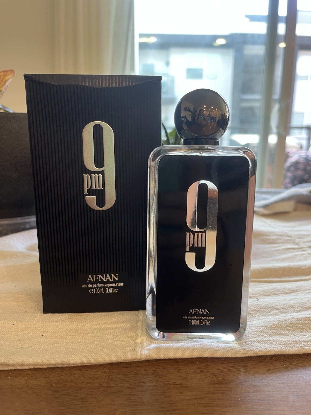Afnan 9 PM Eau de Parfum Spray Regular Size 3.4 fl oz / 100 ml
