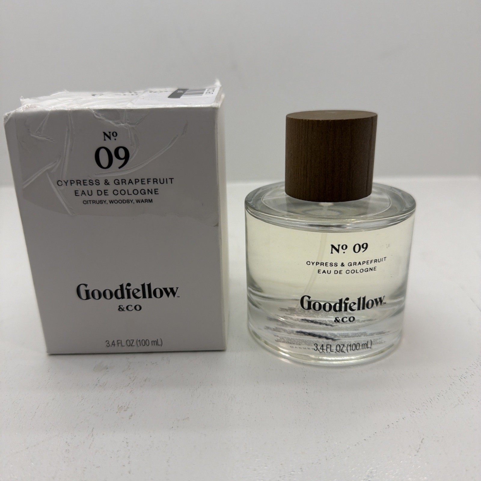 Goodfellow & Co No. 9 Cypress & Grapefruit Eau De Cologne 3.4 Fl Oz/ 100 ml