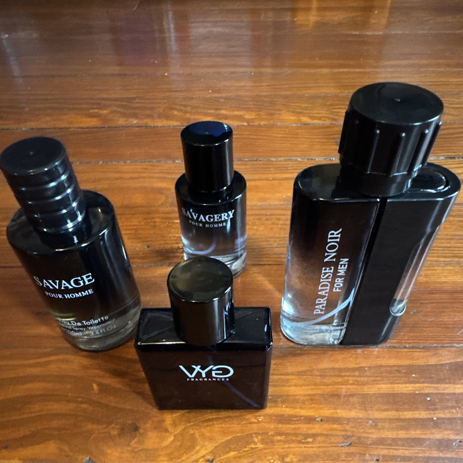 VY2 Fragrances Savage Pour Homme Eau de Toilette Spray, Paradise Noir 3.4 Oz