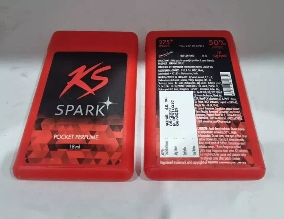 3 New KS Kamsutra Pocket Perfume Spark 0.6 fl oz/18ml Each Super Sexy Fragrance
